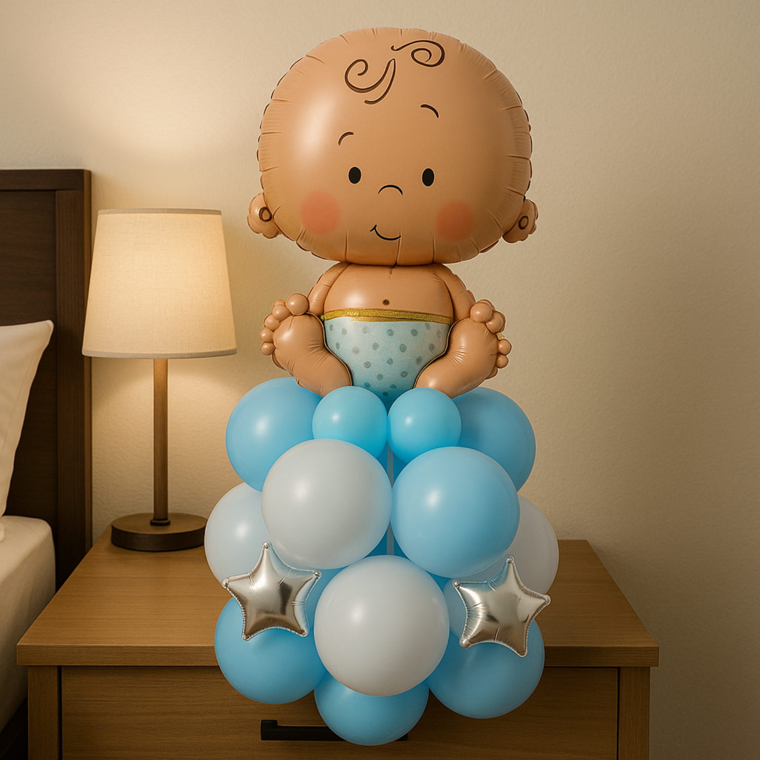 Baby Boy Welcome Balloon Bouquet