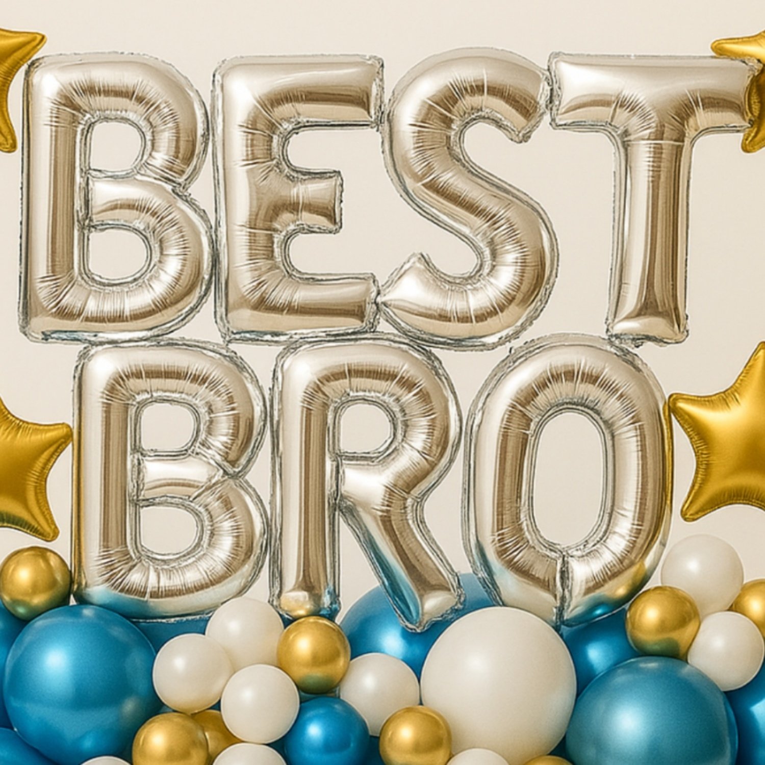Best Bro Celebration Balloon Bouquet