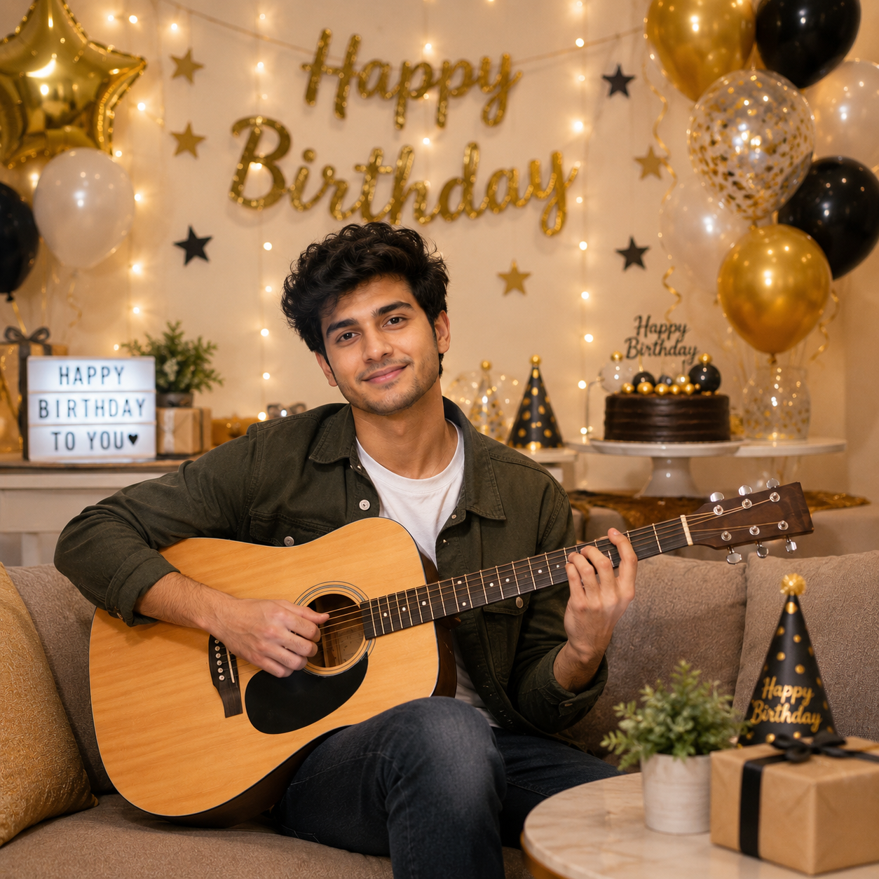 Birthday Special Guitarist - 10-15 Minutes